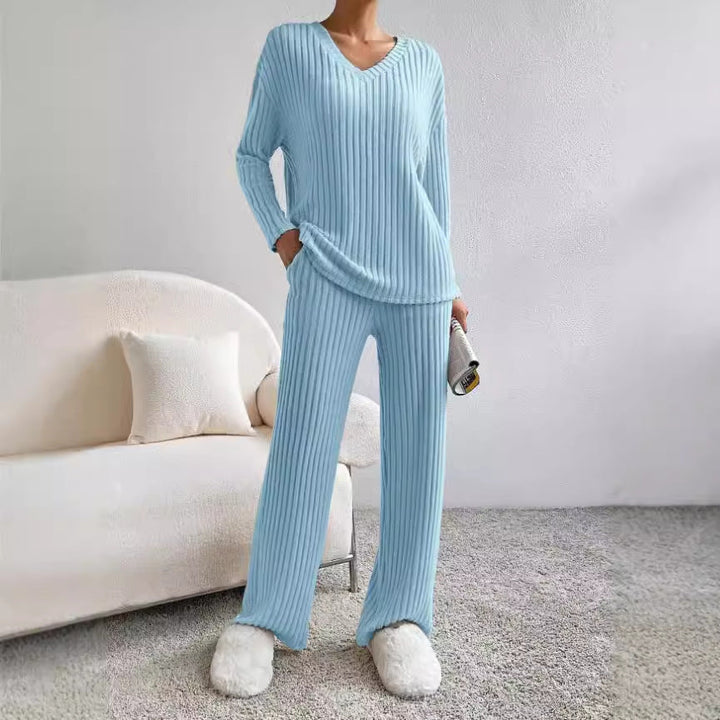 Renee – Ribbed Knit Lounge Set