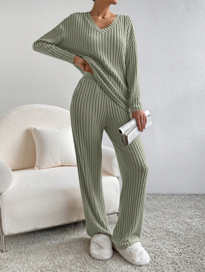 Renee – Ribbed Knit Lounge Set