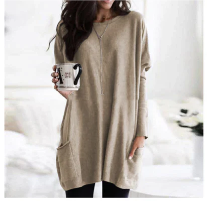 Shelley - Oversized long sleeve jumper for women