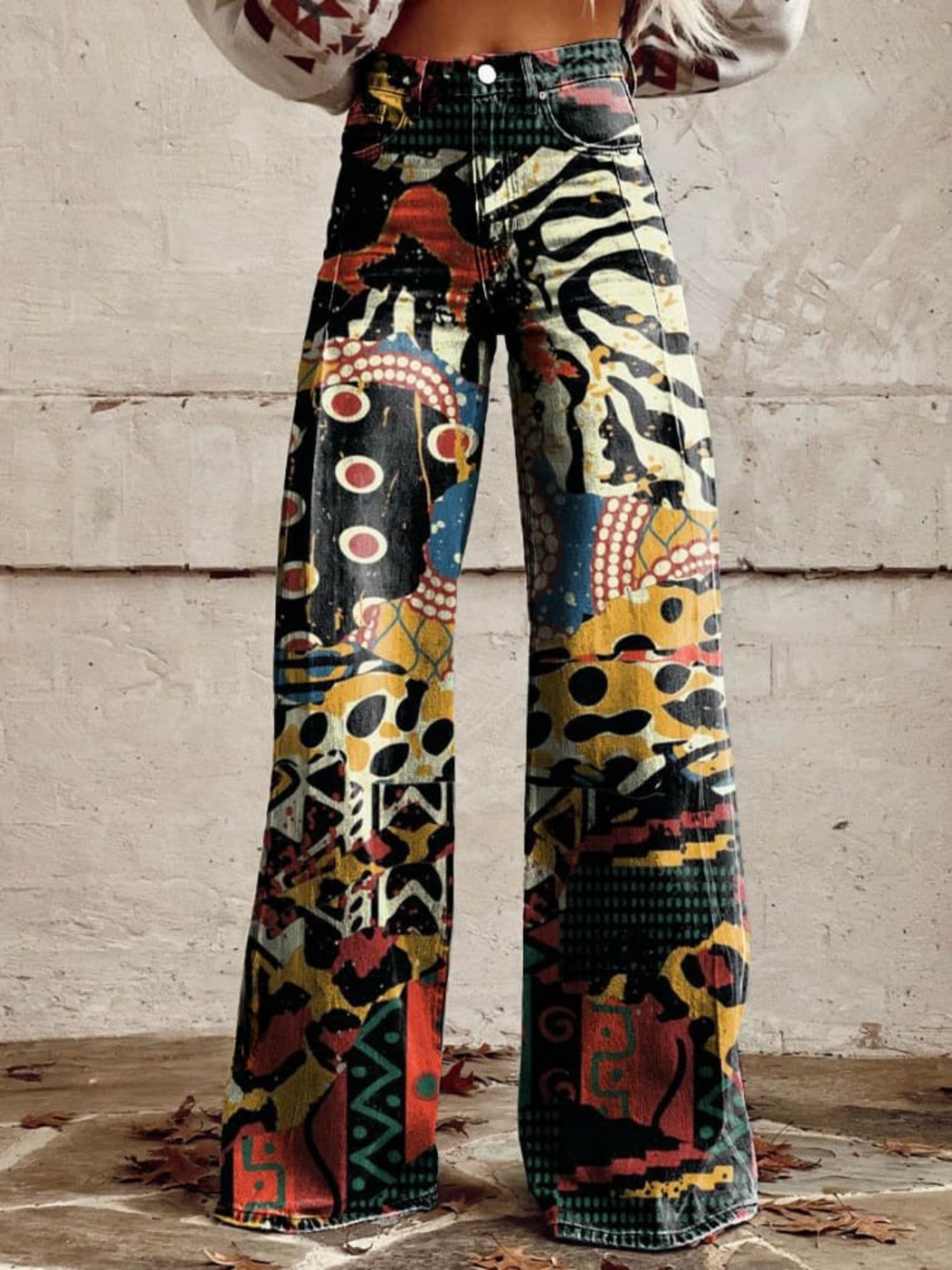 Yasmine | Artisan Flared Trousers That Walk with Style