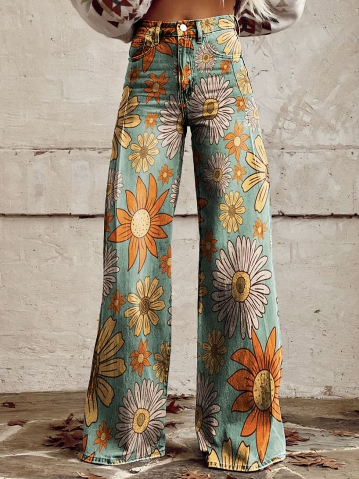 Daisy | Organic Flared Trousers for a Unique Style