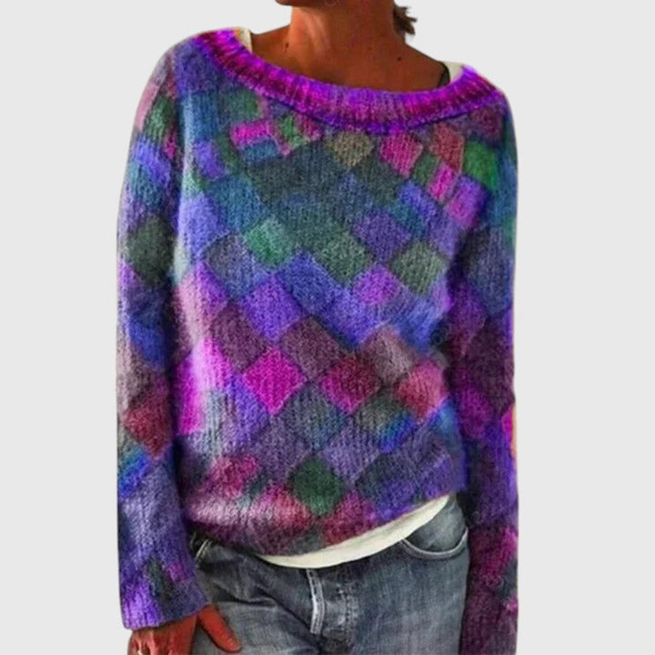 Patricia - Warm knitted jumper for women