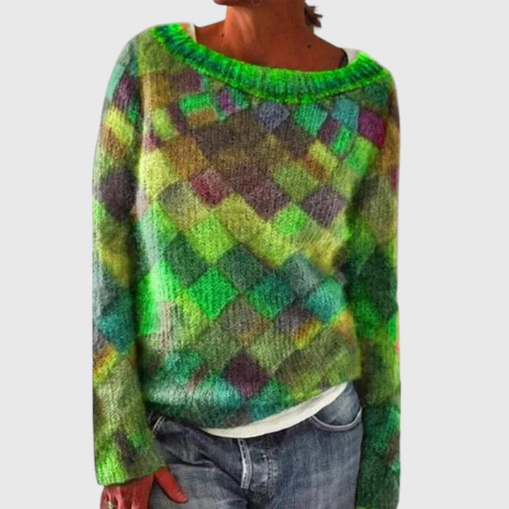 Patricia - Warm knitted jumper for women