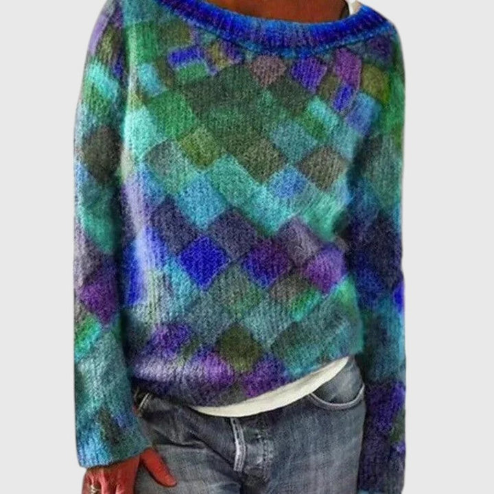 Patricia - Warm knitted jumper for women