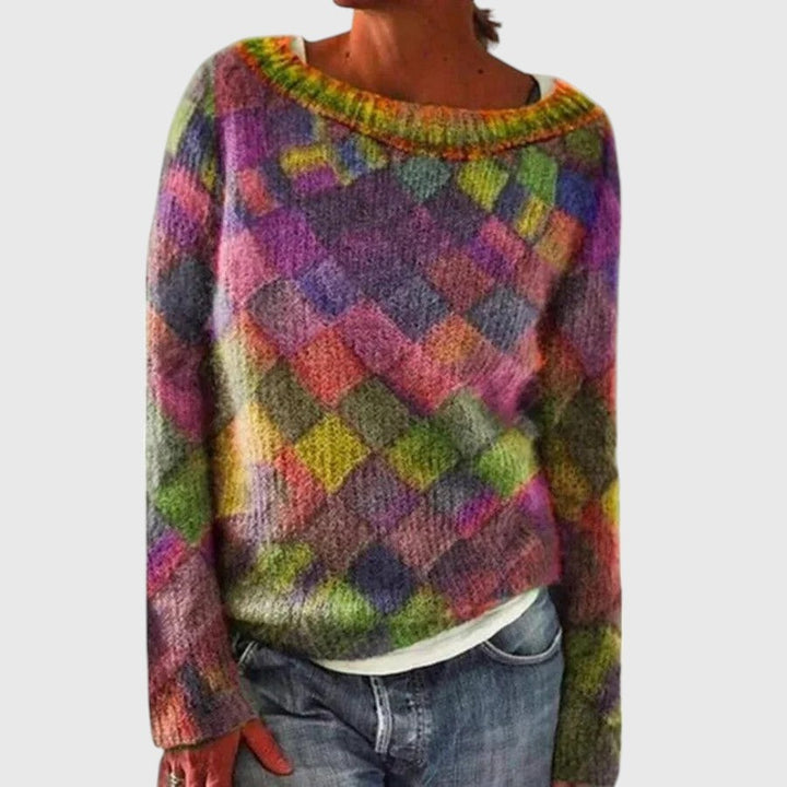 Patricia - Warm knitted jumper for women