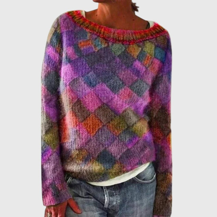 Patricia - Warm knitted jumper for women