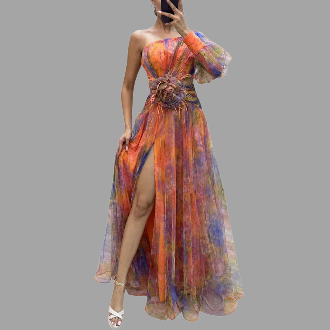 Nandina | Elegant Split Dress for Special Occasions