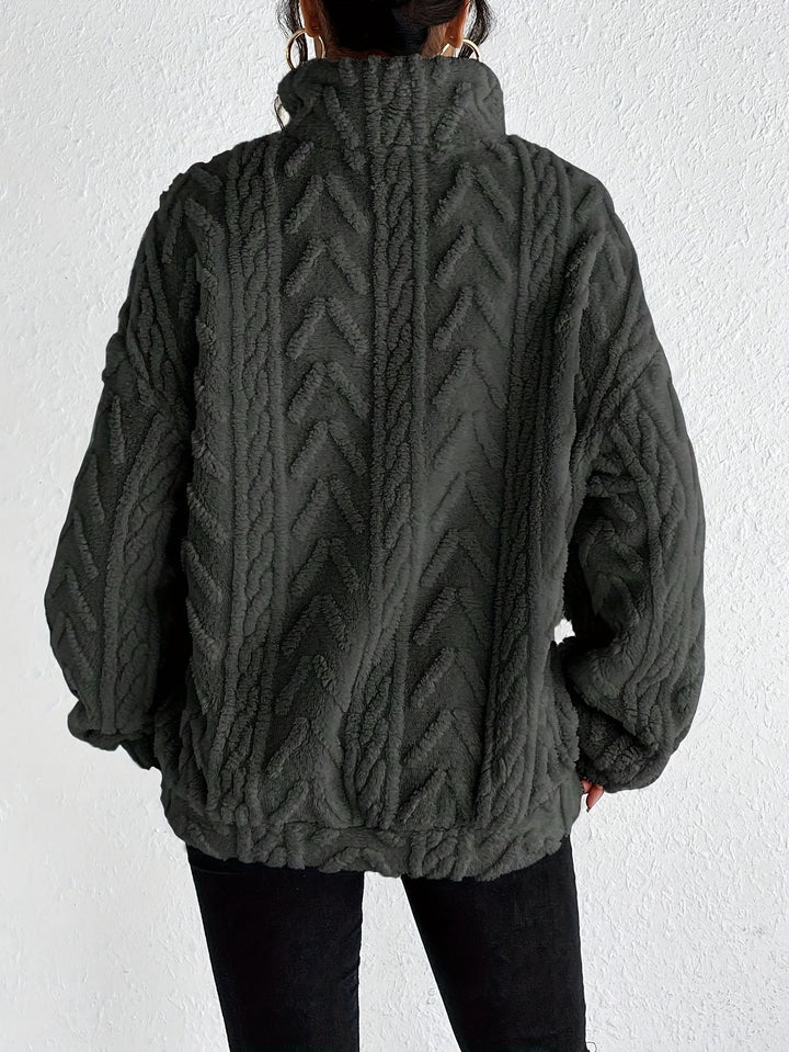 Tara - Knit Half Zip Jumper