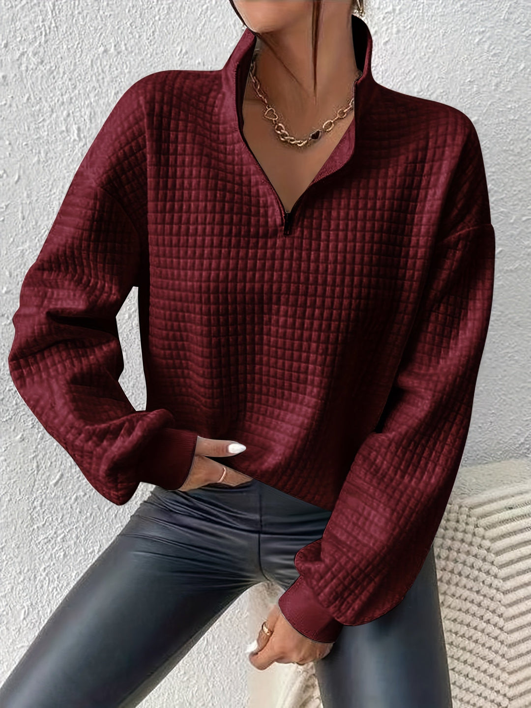 Eli - Elegant Jumper with Zip