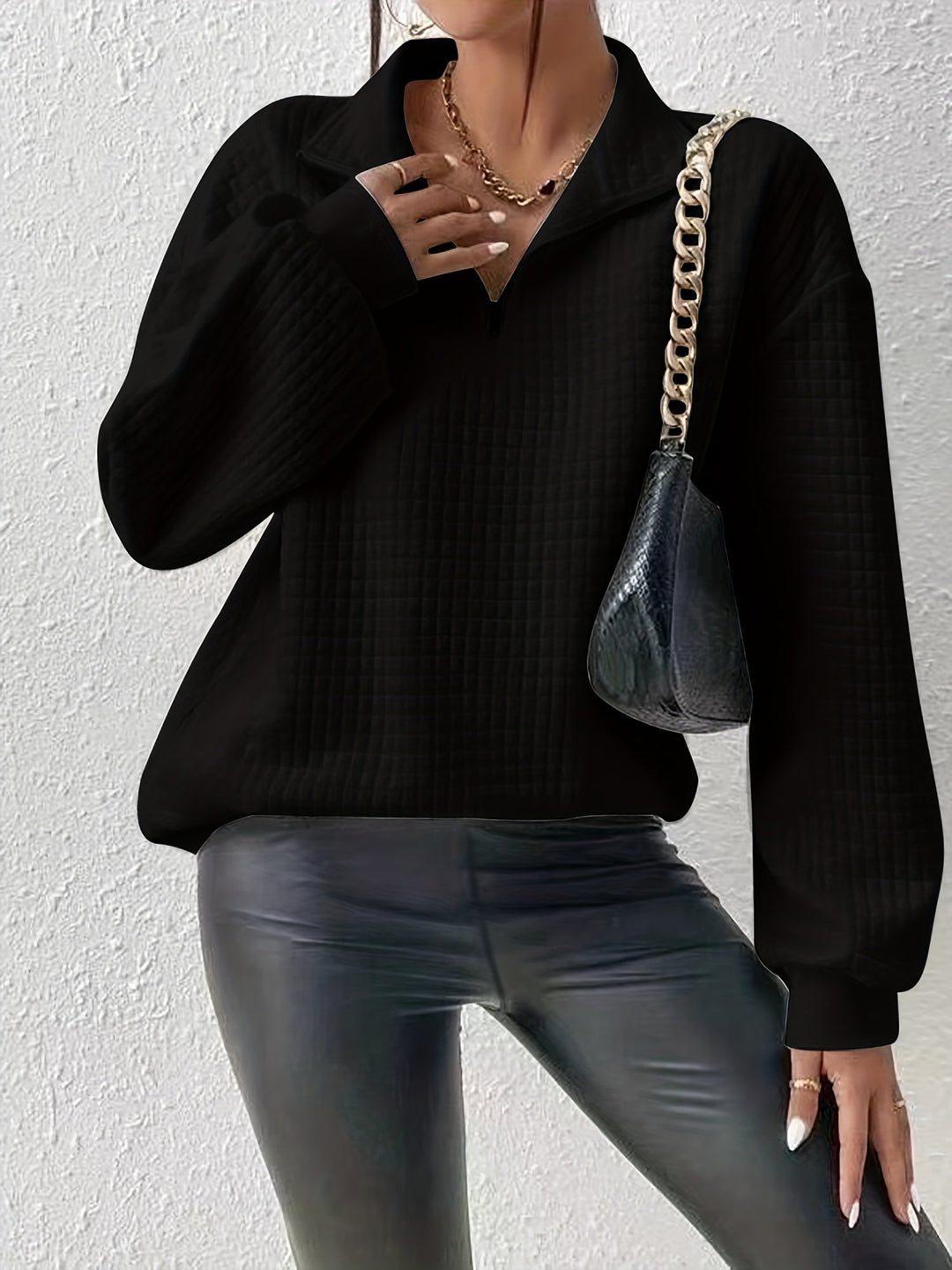Eli - Elegant Jumper with Zip