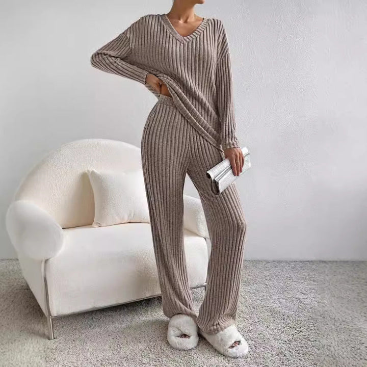 Renee – Ribbed Knit Lounge Set