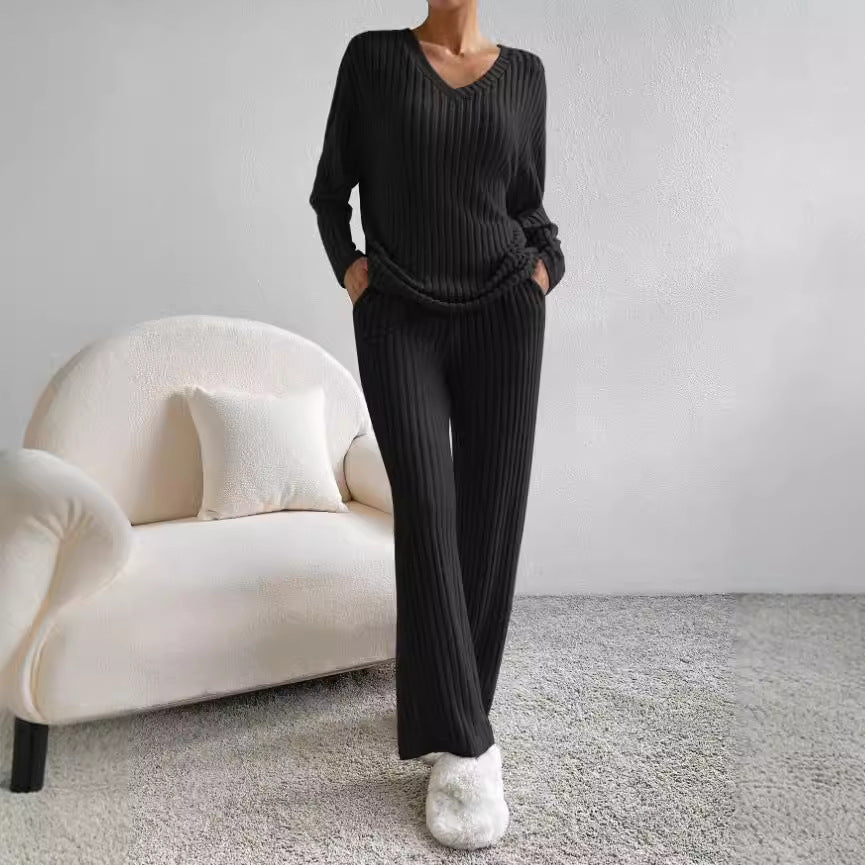 Renee – Ribbed Knit Lounge Set
