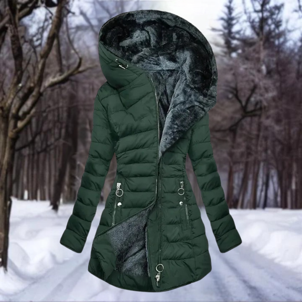 Esther - Elegant plush coat for women
