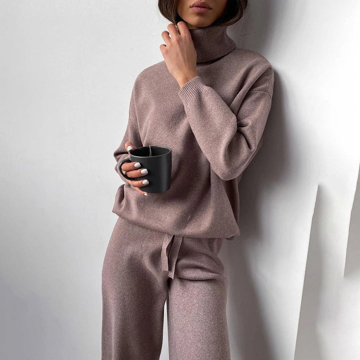 Marla – Women's Casual Turtleneck Set