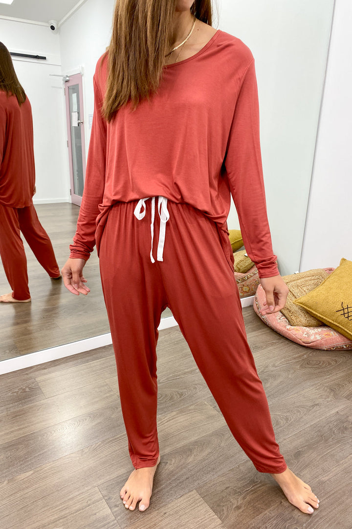 Annalise - The Comfiest PJs Long Sleeved Tee & Pants Set