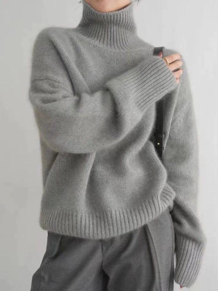 Karren - Women's Turtleneck Sweater