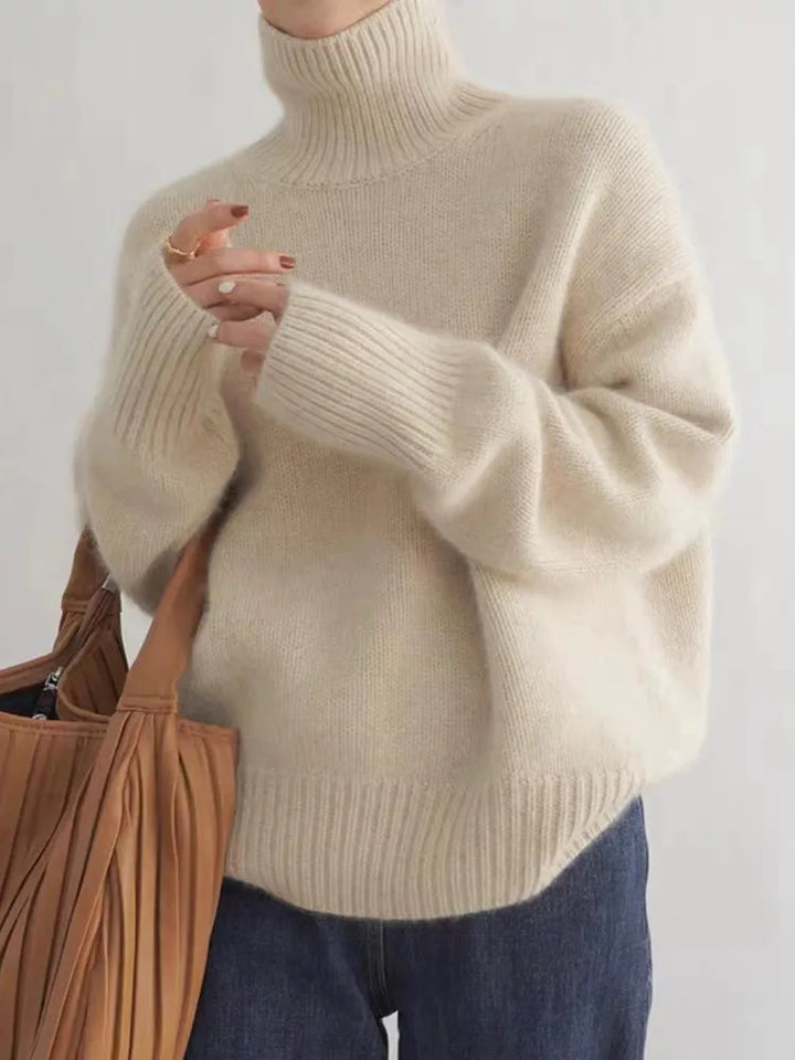 Karren - Women's Turtleneck Sweater